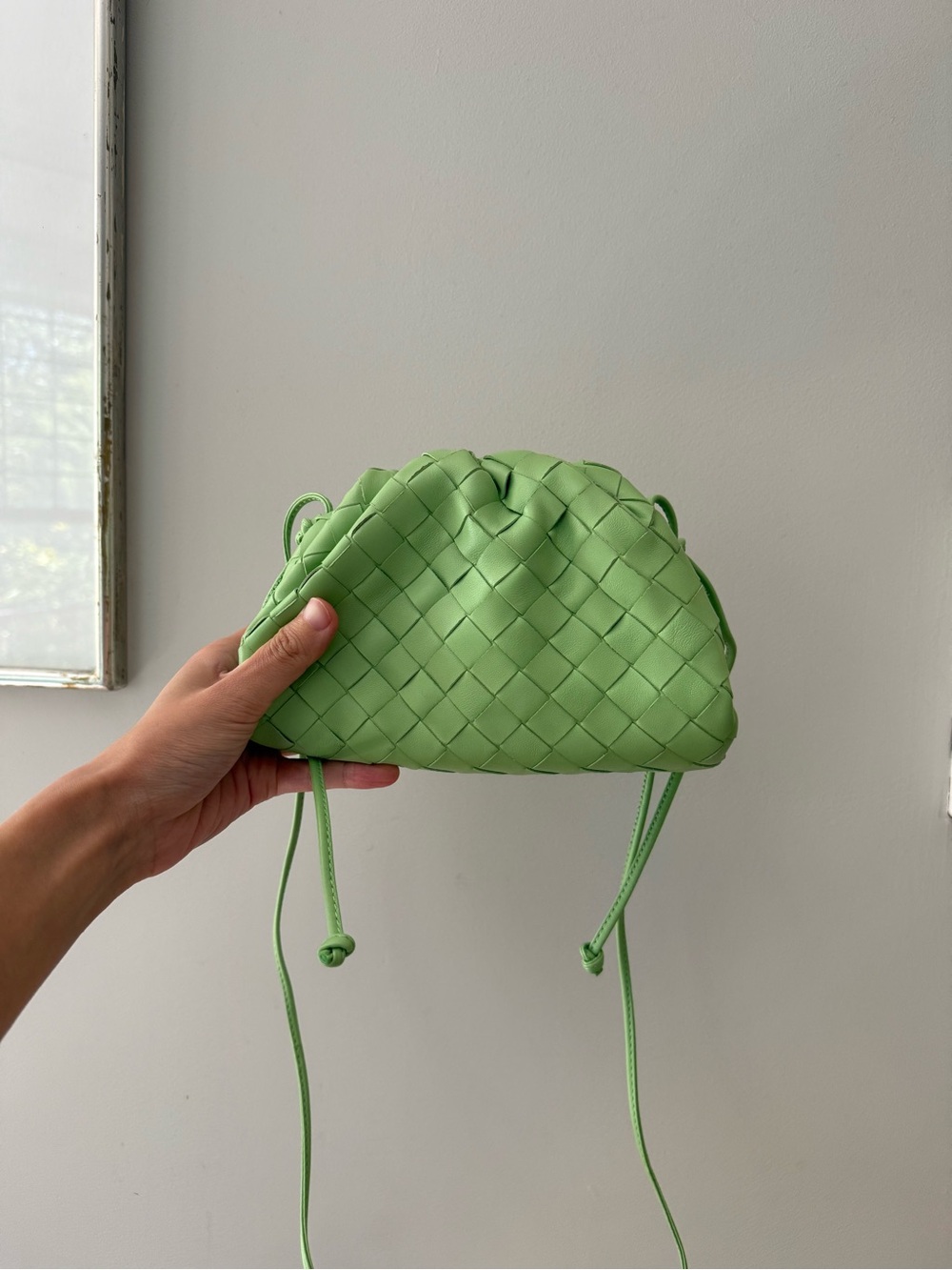Bottega Veneta Intrecciato Drawstring Mini Pouch Bag